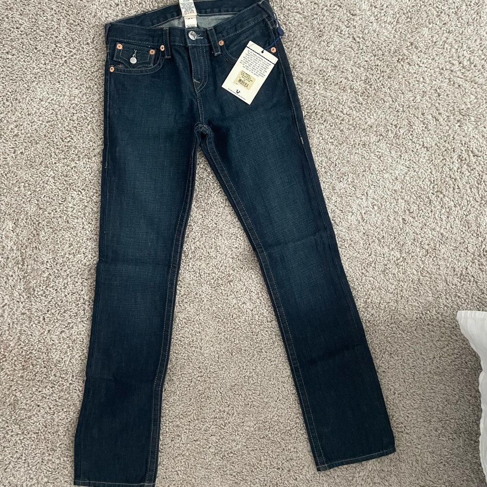 True Religion Dark Blue Skinny Jeans